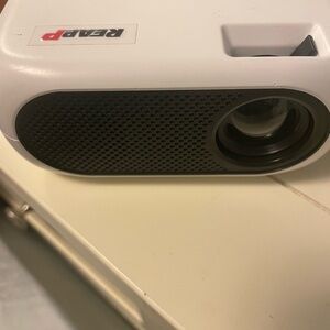 White Portable DVD Player